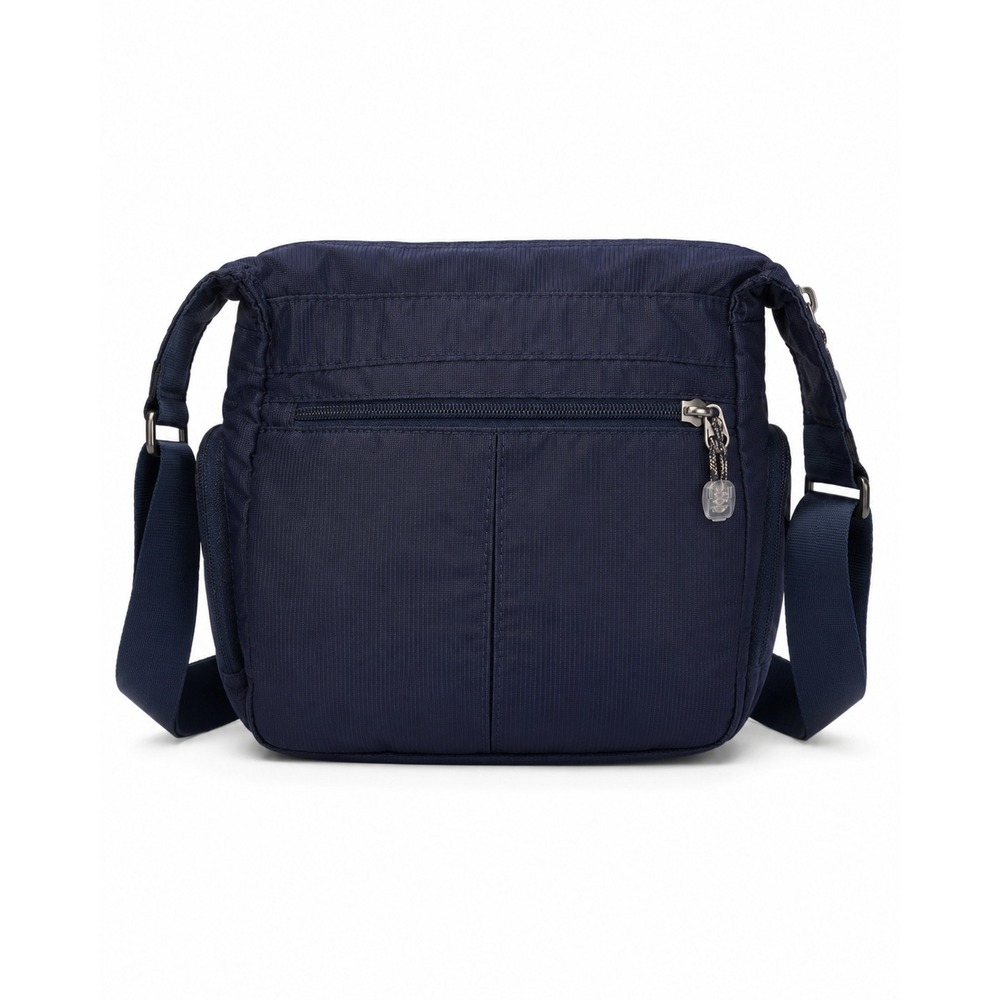 eBags Piazza Day Bag Crossbody Travel Purse Navy Blue Nylon Lightweight Travel - Picture 2 of 7